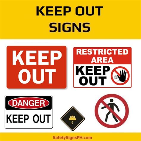 Keep Out Signs - SafetySignsPH.com Philippines