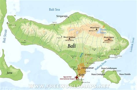 Bali map