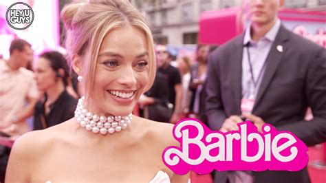 Barbie UK Premiere Interviews: Margot Robbie, Ryan Gosling, Greta ...