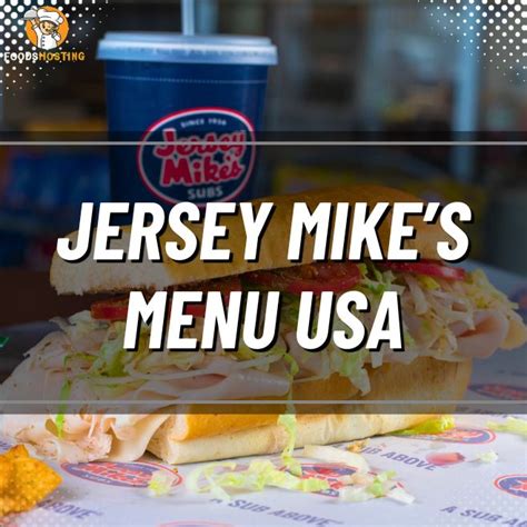 [Updated] Jersey Mike's Menu Prices USA (June) 2024 - FH