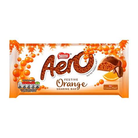 Aero Orange Sharing Bar 90g - Chocolate Bars - Retro Sweets - Sweet Hampers