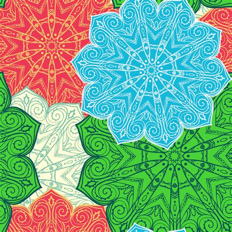 Ornamental Flower Mandala Wall Art | Digital Art