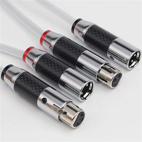 HI End Silver Plated XLR Audio Balanced Cable HIFI XLR Male Female ...