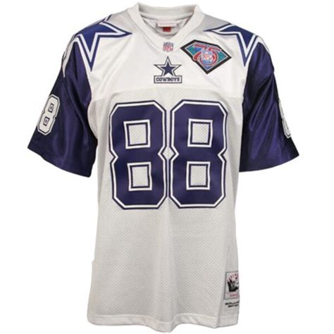 Mitchell & Ness Dallas Cowboys #88 Michael Irvin White Throwback ...