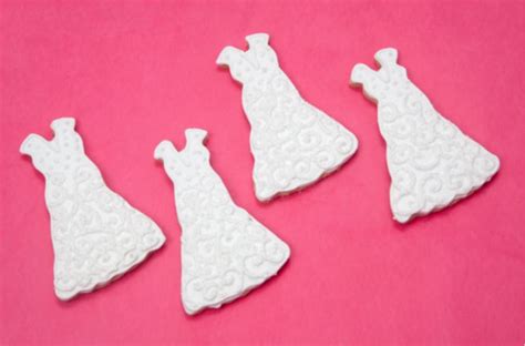 Wedding Dress Cookies - Whimsical Sweets