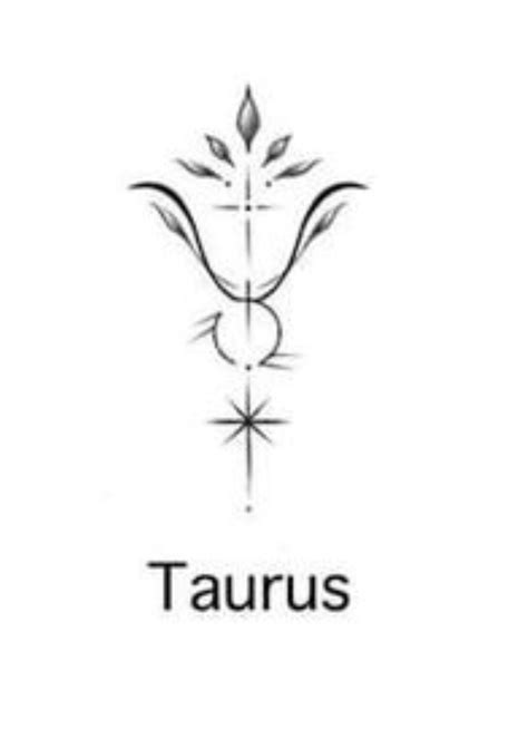 Taurus Symbol Tattoo Design