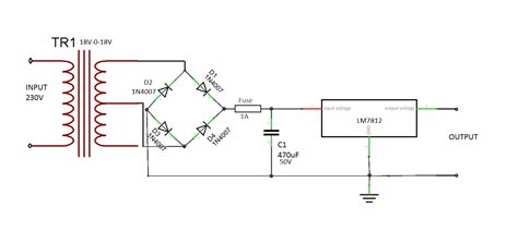 12v power supply circuit diagram with led - Wiring Diagram and Schematics