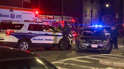 Officer responding to shooting involved in crash in South Boston