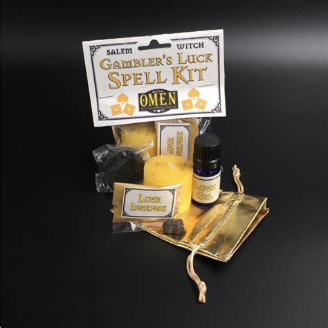 Salem Witch Gambler's Luck Spell Kit - Omen - Psychic Parlor and Witchcraft Emporium