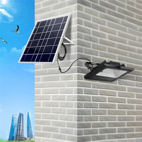 Aliexpress.com : Buy Separable Solar Panel Street Lights + 5.3M Extension Cords Sensor LED Flood ...