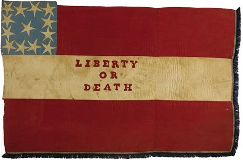 Confederate "Liberty or Death" Flag Captured by Custer's Cavalry | Lot ...