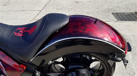 Honda fury custom paint job - YouTube