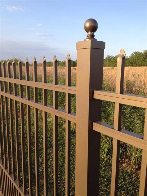 Beautiful Bronze Aluminum fencing | Aluminum fence, Fence gate, Aluminum fence gate