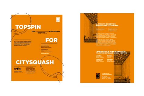 Rackets & Topspin Flyers on Behance
