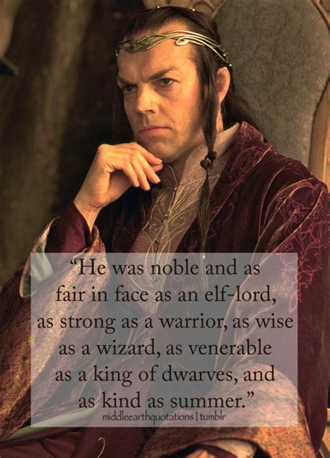 Elrond Quotes. QuotesGram