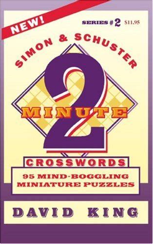 『SIMON & SCHUSTER TWO-MINUTE CROSSWORDS Vol. 2:MIND-BOGGLING - 読書メーター