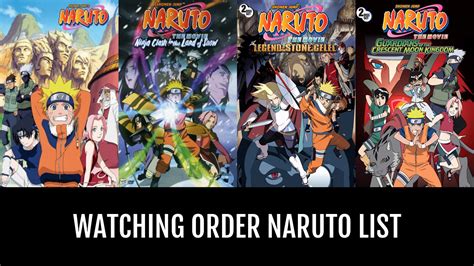 Naruto Season 4 Naruto Order Watching Anime Planet