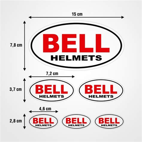 Sticker Set Bell Helmets | MuralDecal.com