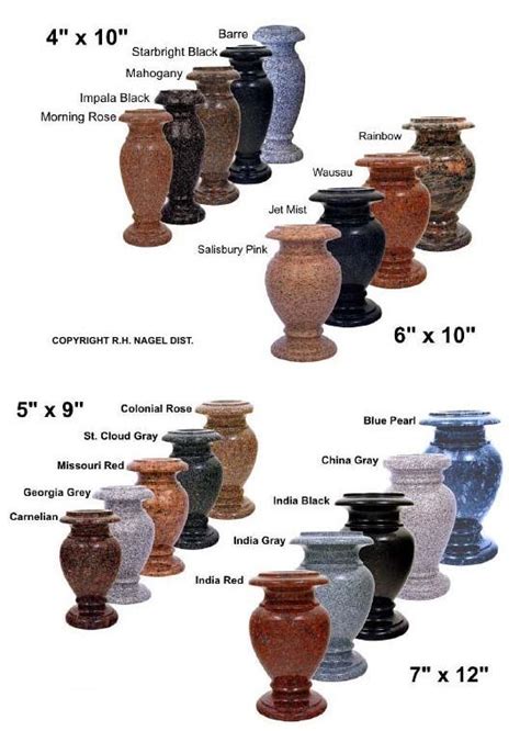 Vases | Cemetery Monument Co., Inc.