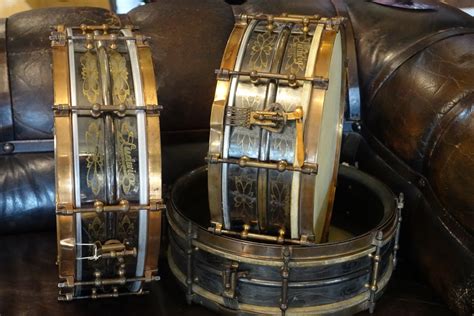 Ludwig Black Beauty 1920 Engraved Drum For Sale Plektrum