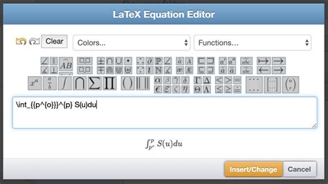 Students: LaTeX Equation Editor : Piazza