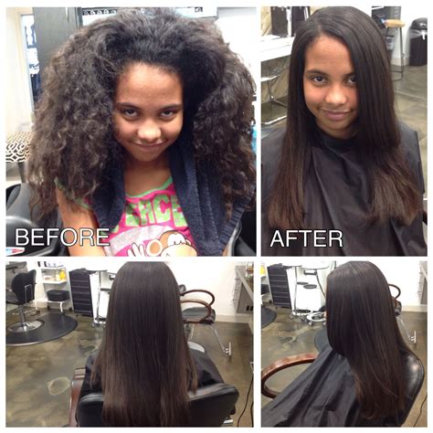 Short Hair Brazilian Blowout Before And After Pics