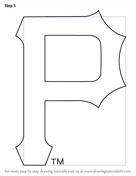 Learn How to Draw Pittsburgh Pirates Logo (MLB) Step by Step : Drawing ...