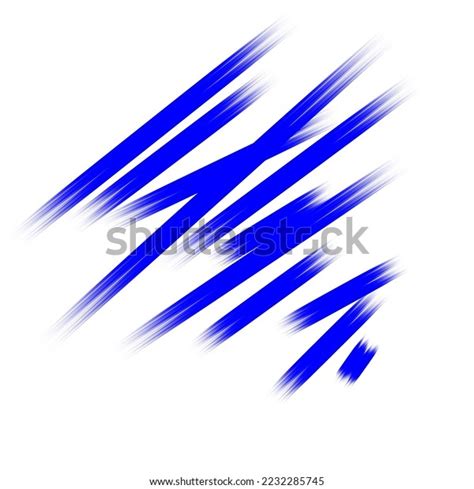 Blue Line Vector Illustration Formed Several Stock Vector (Royalty Free ...