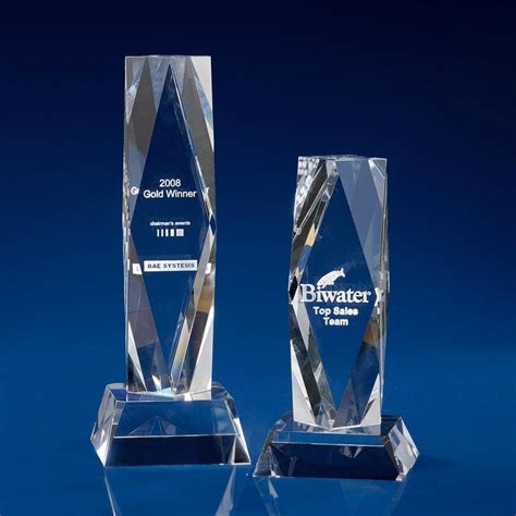 Engraved Glass Awards | Creative Glass Awards | Laser Crystal