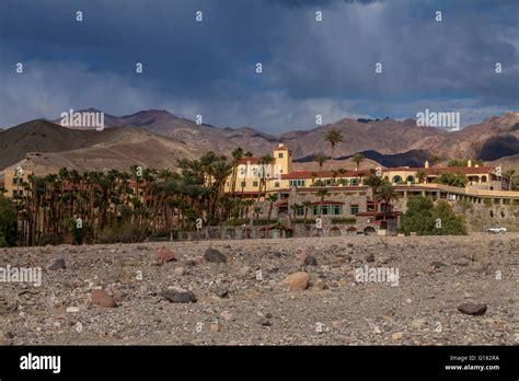 Furnace Creek Inn Resort in Furnace Creek, Death Valley National Park, California, USA Stock ...