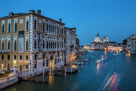 Night on the Grand Canal Photograph by Michael Evans - Pixels