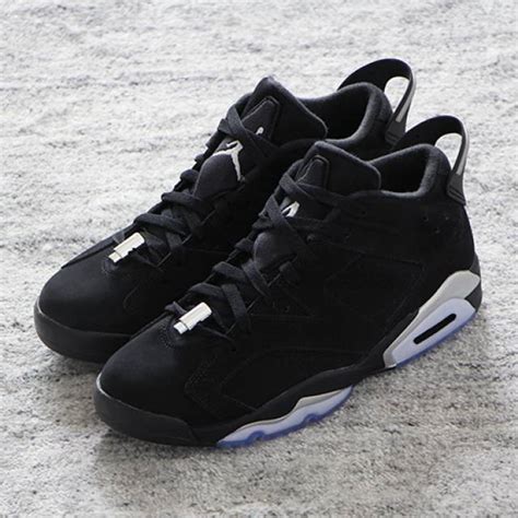 AIR JORDAN 6 LOW “BLACK/METALLIC SILVER” ***PRE-ORDER***