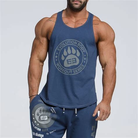 2018 Fitness Vest Brand Apparel Fitness Sleeveless Blouse Men'sJacket Gold Bodybuilding Muscle ...