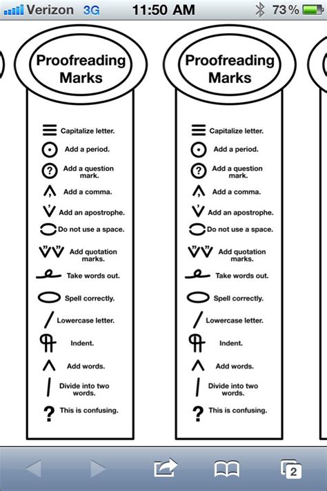 Proofreading Marks Printable, Printing directionsall answer keysan easel digital activity is.