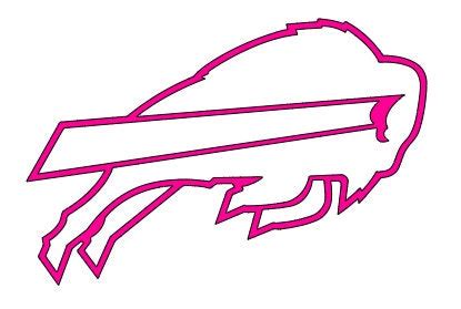 Buffalo Bills Logo Outline Car Decal _ Sticker_ Bumper Sticker | Etsy