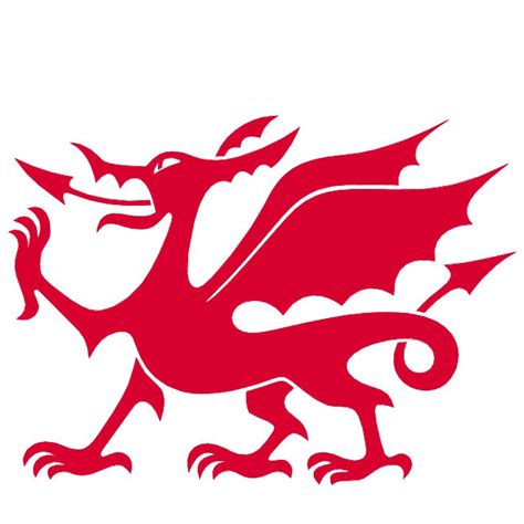 Welsh dragon image Royalty Free Stock SVG Vector