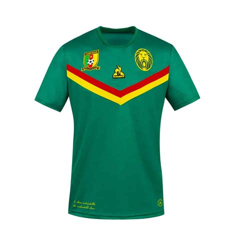 Le Cameroun dévoile son maillot 2021 avec Le Coq Sportif