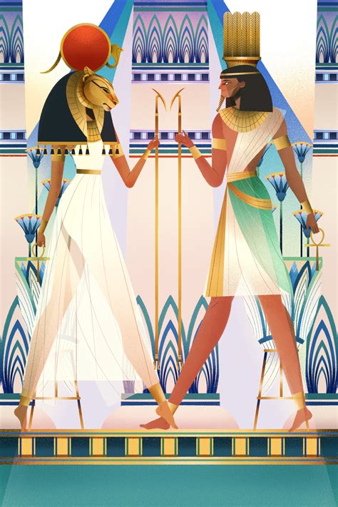 Gods and Goddesses of Ancient Egypt: Egyptian Mythology :: Behance