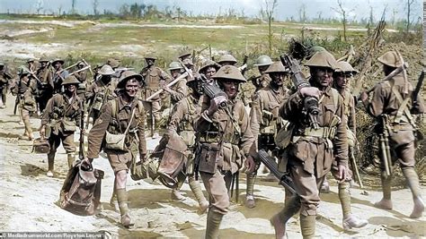 Incredible colourised photos from Battle of the Somme provide glimpse into brave sacrifice of ...