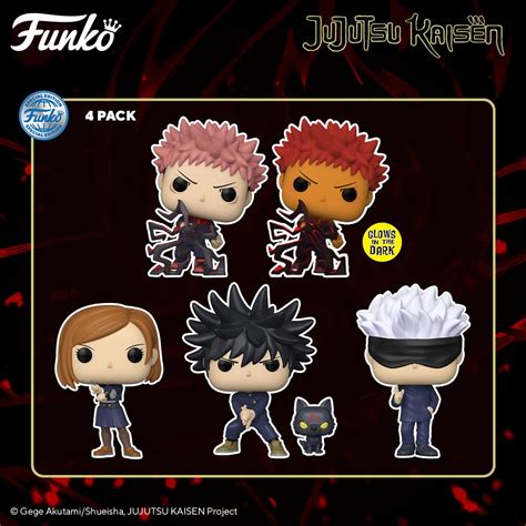 Funko POP! Jujutsu Kaisen - Yuji Itadori, Megumi Fushiguro, Nobara ...