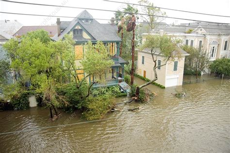 Hurricane Ike flood waters, 2008 - Stock Image - C002/3449 - Science ...