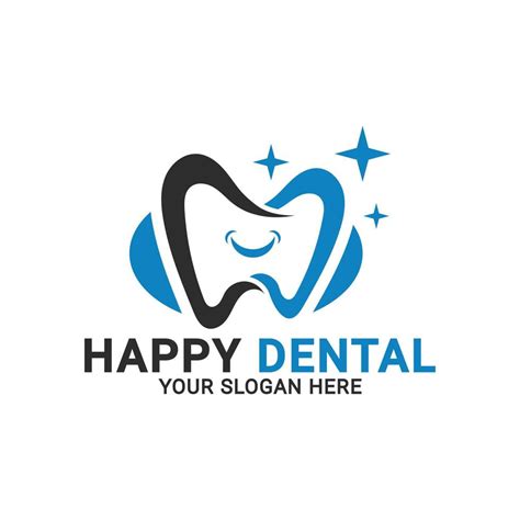 Happy Dental Logo, Family dental clinic logo, simple tooth dental logo template 10509292 Vector ...