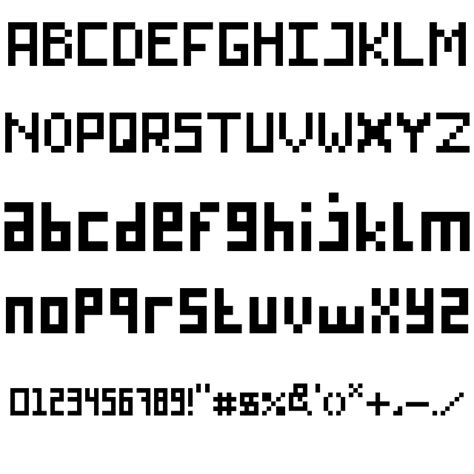 Endlesstype 8-bit Regular Font | 8 bit, Pixel art games, Pixel art