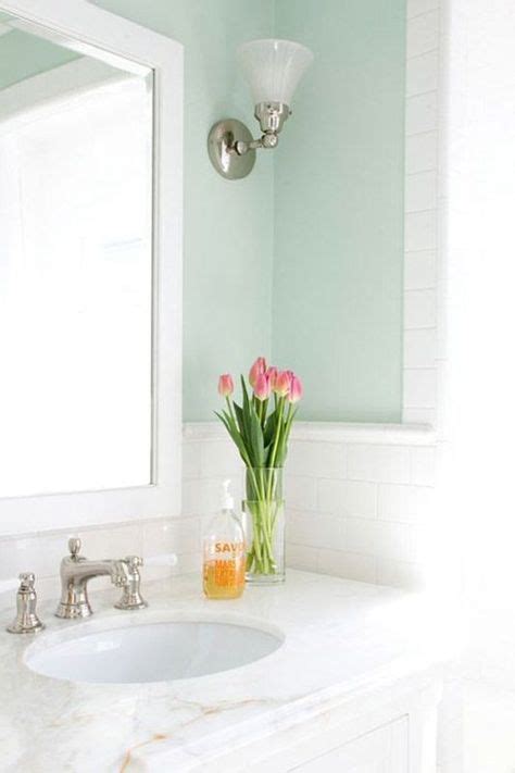 20 Stylish Mint Green Bathroom Ideas in 2020 | Light green bathrooms ...