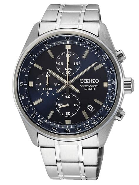 Seiko Chronograph Men's Watch with Stainless Steel Bracelet SSB377P1 ...