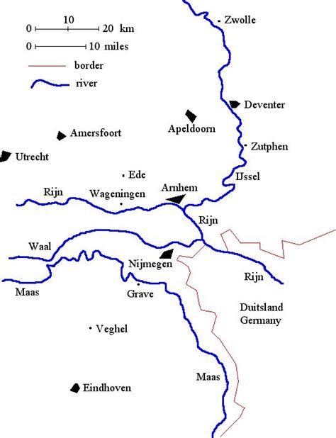 Operation Market Garden Route Map | Fasci Garden