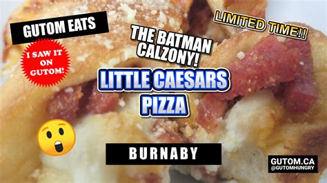 NOW AVAILABLE LITTLE CAESARS PIZZA THE BATMAN CALZONY BATMAN PIZZA ...