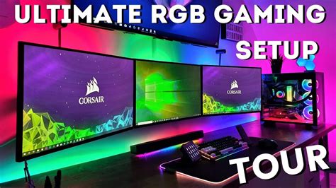 My Ultimate RGB Gaming Setup Tour! (2019) - YouTube