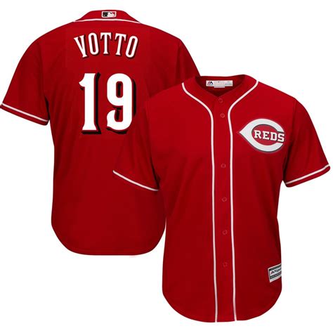 Joey Votto Cincinnati Reds Majestic Cool Base Player Jersey - Scarlet