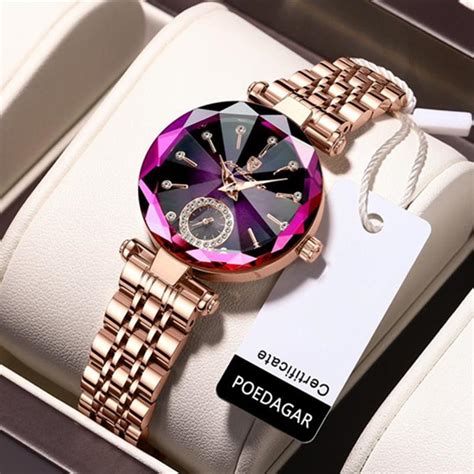 Cheap 2023 New Trend Fashion Watch Luxury Jewelry Design Rose Gold Steel Quartz Watch Waterproof ...